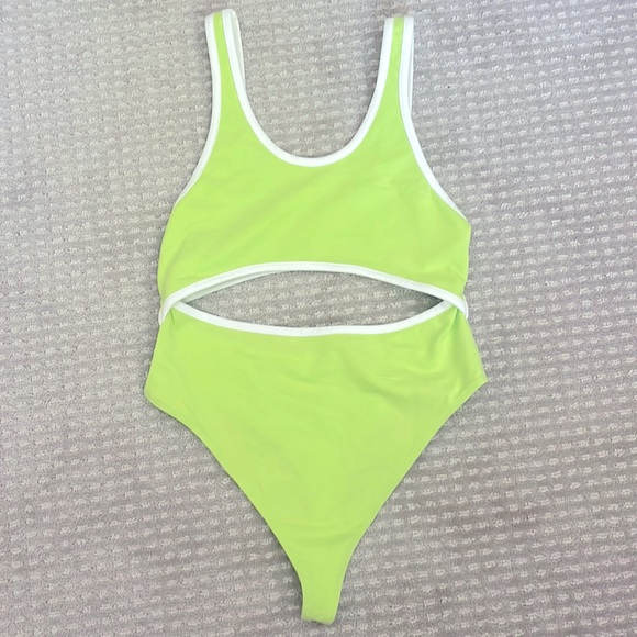 Urban Outfitters Out From Under Jax Neon cut out bodysuit size Medium - Picture 7 of 11